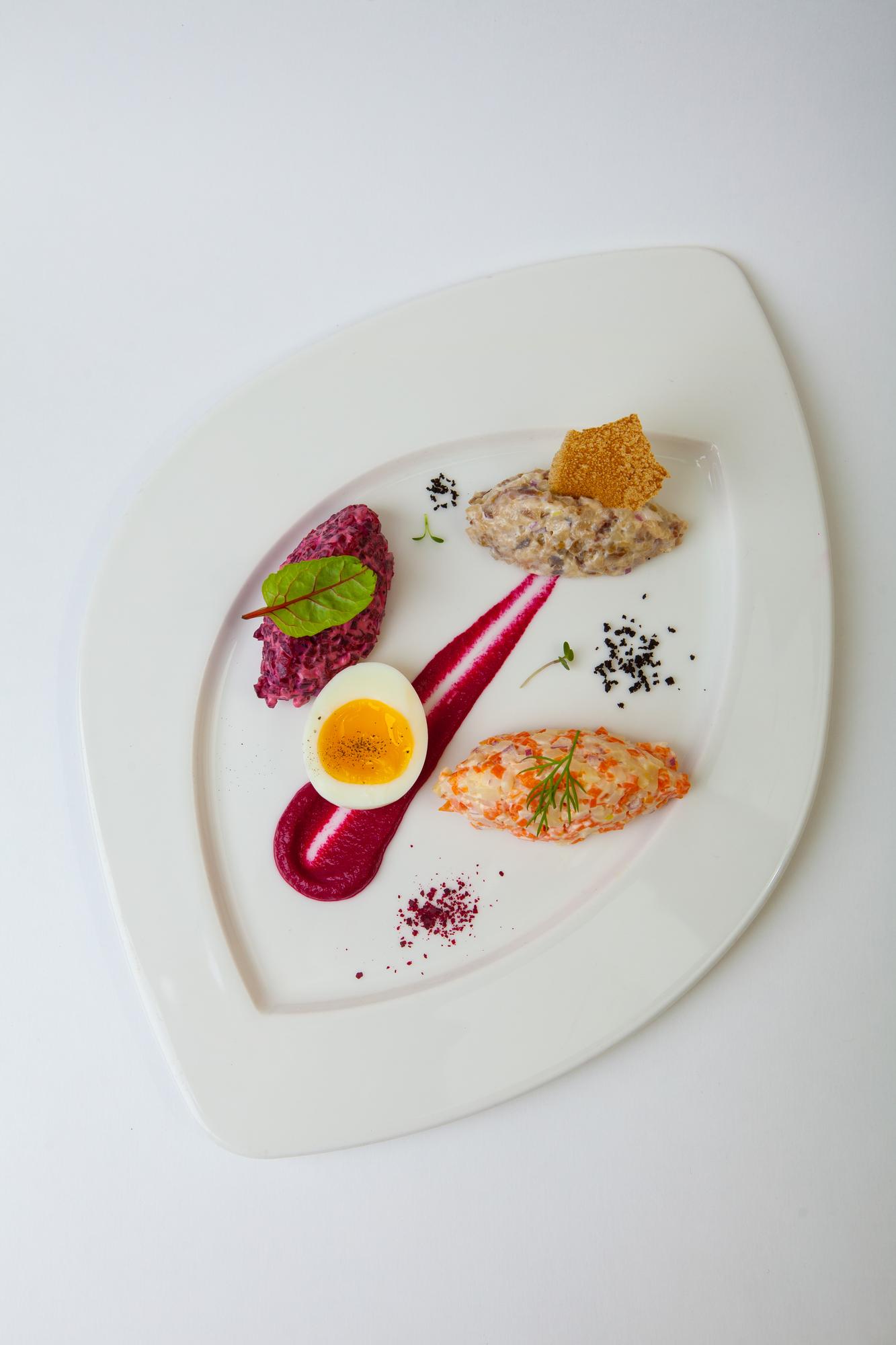 Selection of plated dishes representing course outcomes